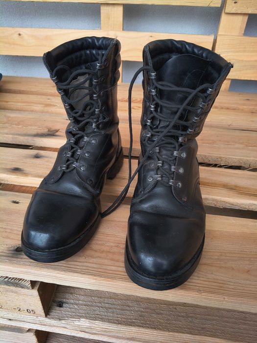 Buty Wojskowe Skoczki DESANTY wz919 PL Skórzane Czarne Grom r.41,5