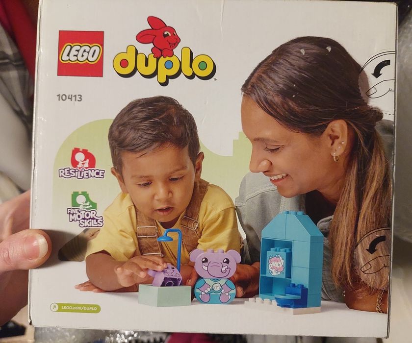 LEGO Duplo Codzienne Czynności Kąpiel Prysznic Pływanie 15 Klocków