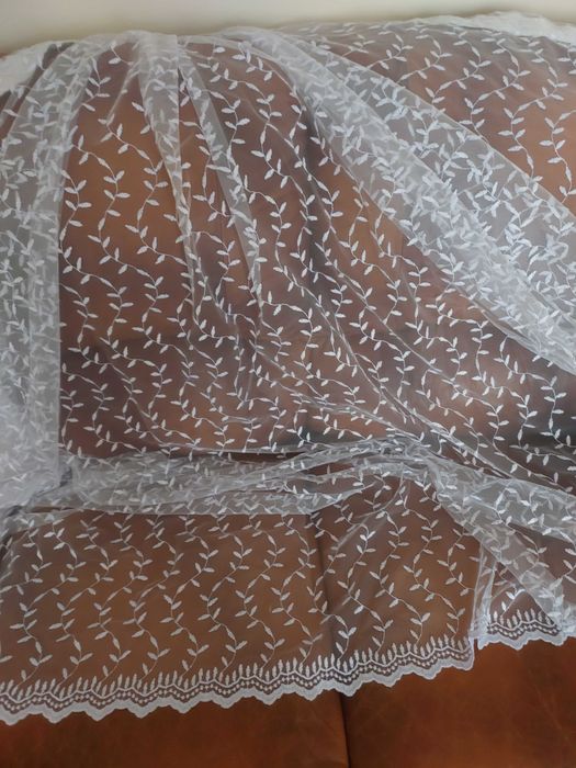 firanka krótka, delikatna 140x375 cm