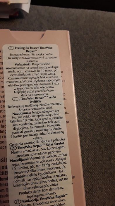 Peeling do twarzy , bez ostrych kwasów,  łagodny ale skuteczny