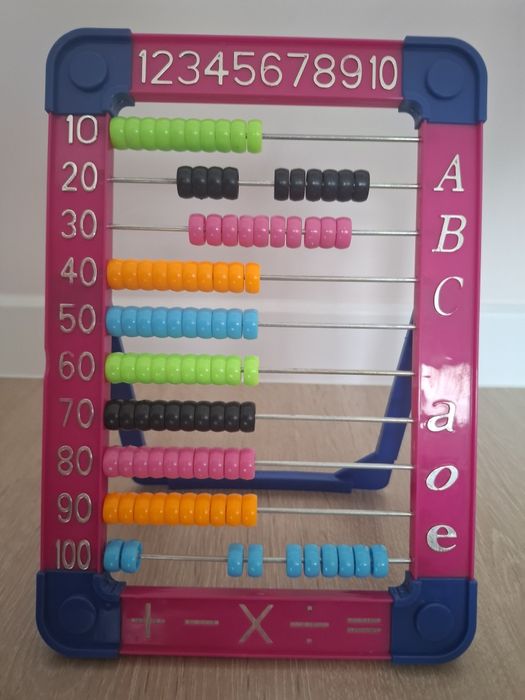 Liczydło dla dzieci + patyczki do nauki liczenia