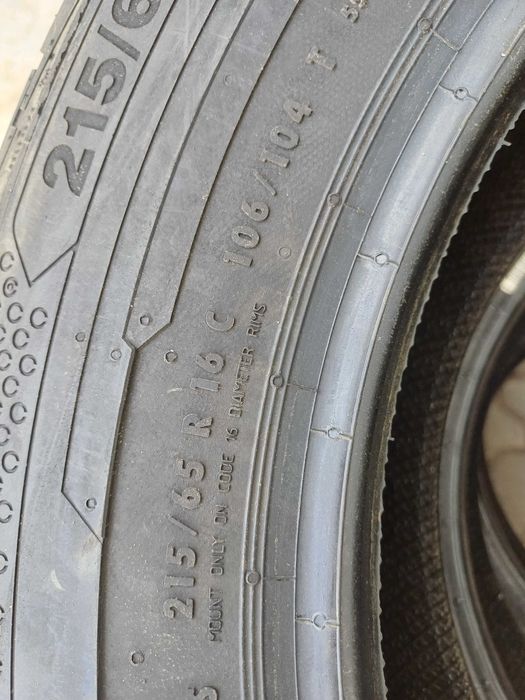Шини колеса резина гума Континенталь C R16 215 на 65 Continental літо