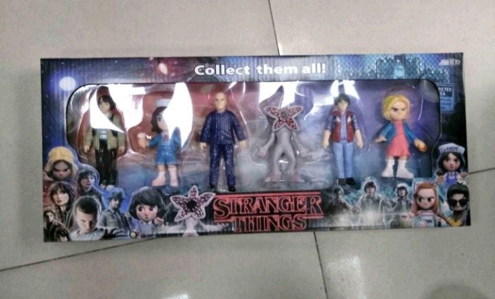 Zestaw figurek Stranger Things – 6 postaci + Demogorgon
