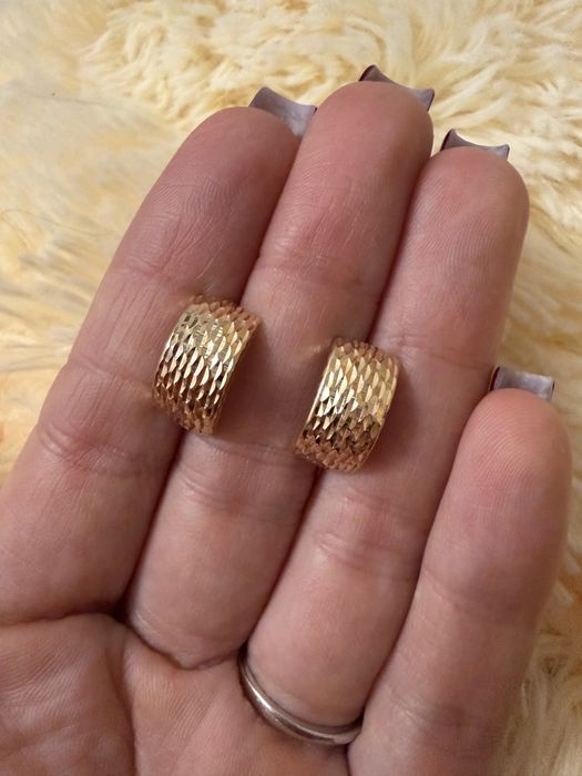 Золоті сережки серьги золотые Столична ювелірна фабрика