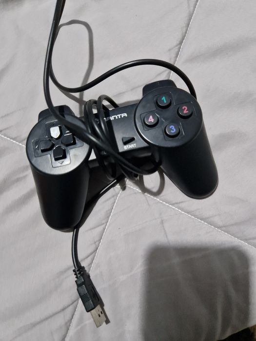 Comando com fio cabo USB para computador, consola etc