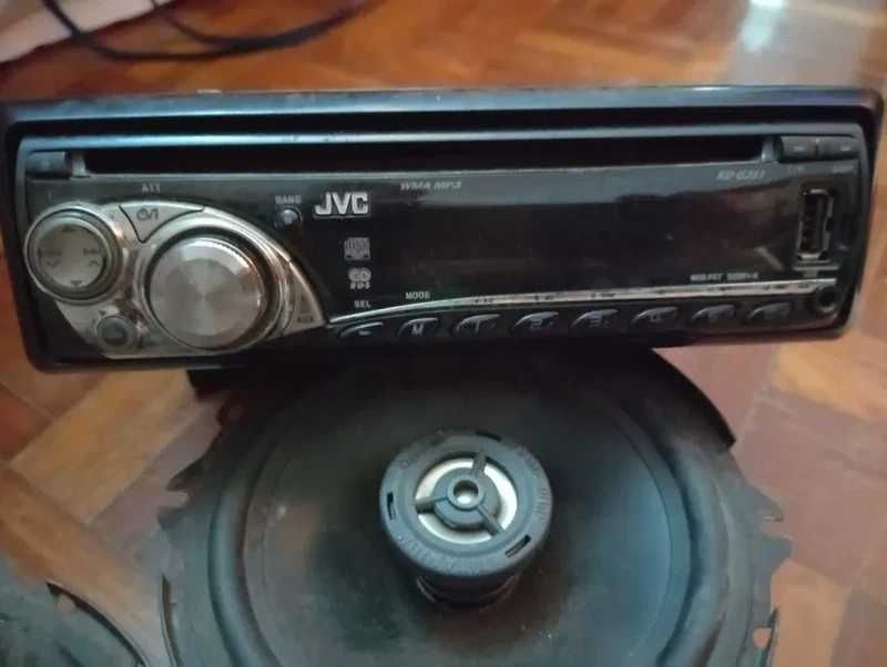 Autoradio JVC com 2 colunas*