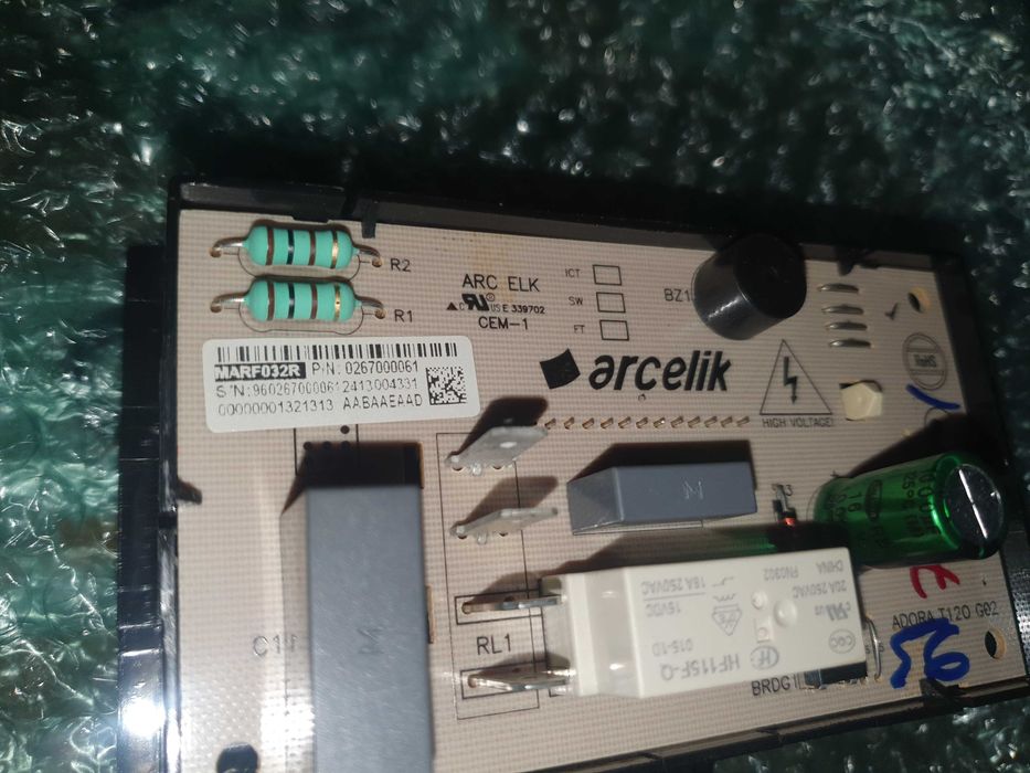 Relogio eletronico de potencia para forno BEKO ref B04_G02