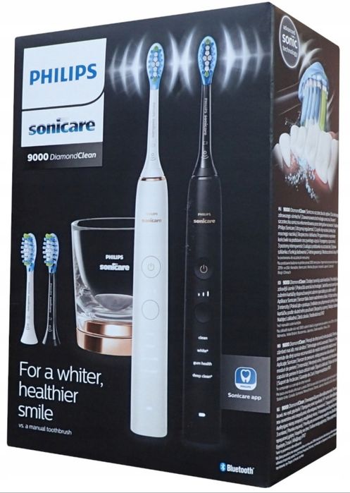 2x Szczoteczka Soniczna Elektryczna do Zębów Philips HX9914 Sonicare