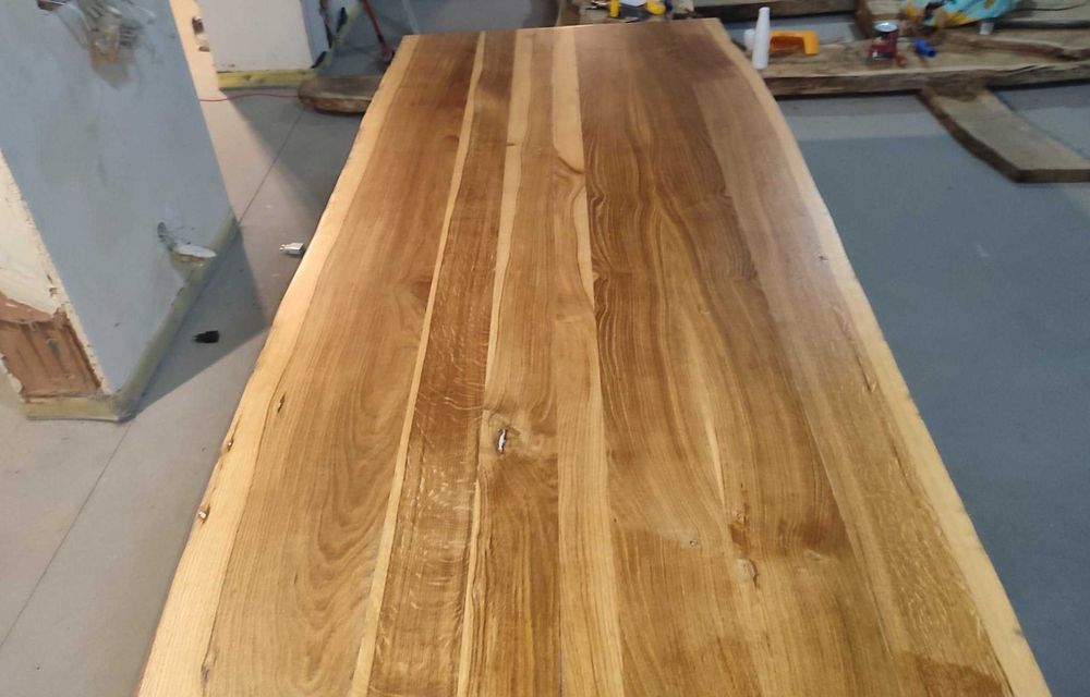 Blat dębowy klejony