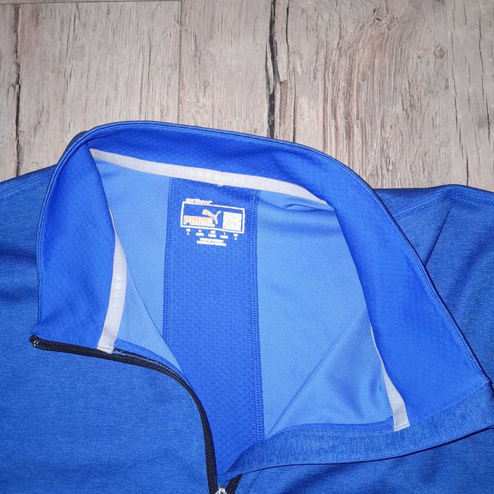 Niebieska techniczna bluza Puma L running