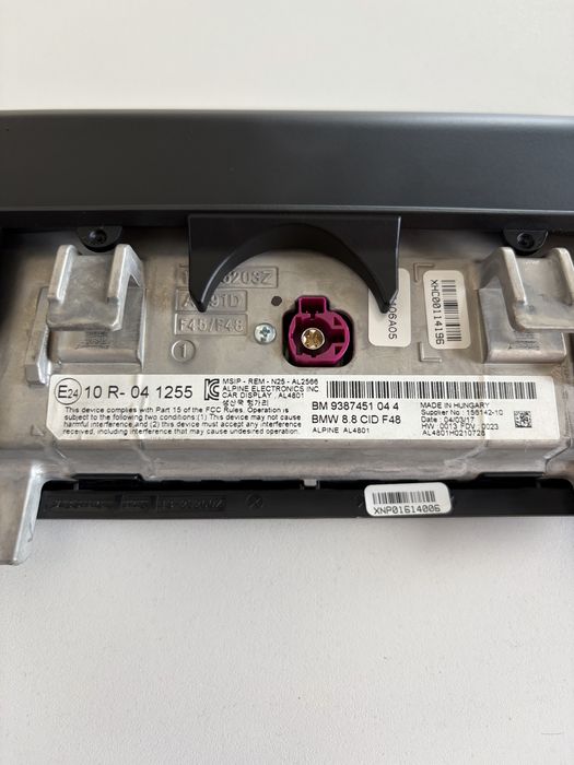 Wyświetlacz BMW 8.8” 9387451  65509387451 modele F
