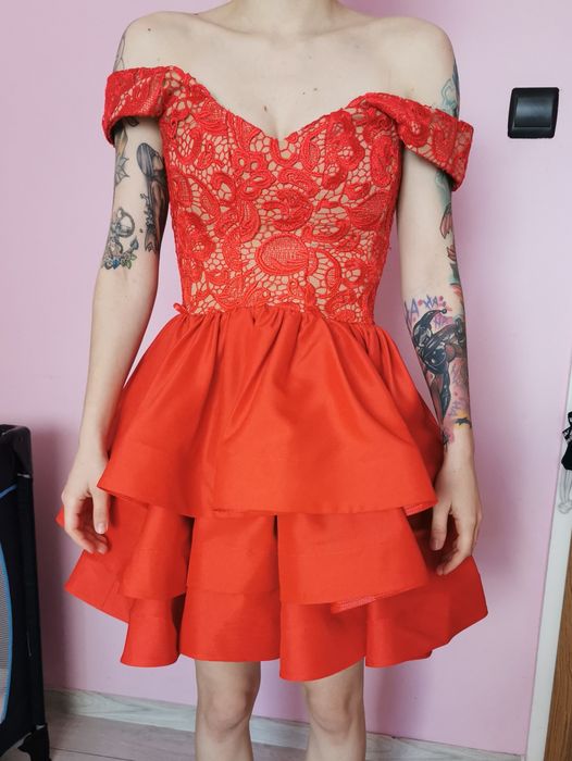 Sukienka lou czerwona