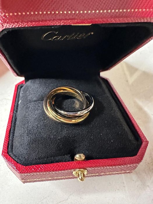 Каблучка кольцо Cartier Trinity