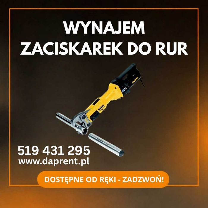 Zamrażarki do rur Rems WYNAJEM Oświęcim DAPRENT