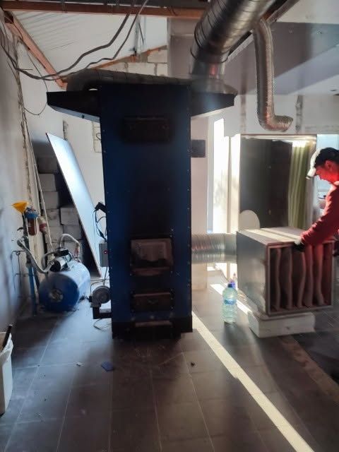 Piec nadmuchowy, piec z nadmuchem, nagrzewnica 60kw Jak nowa