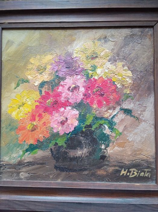 Obraz Maria Biała 33/33 Cynie olej