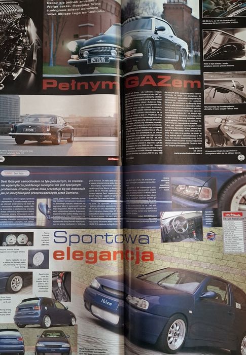 AUTOMOTO Auto dziś i jutro 4 numery z 2002 BMW CSL Irmscher tuning Vip