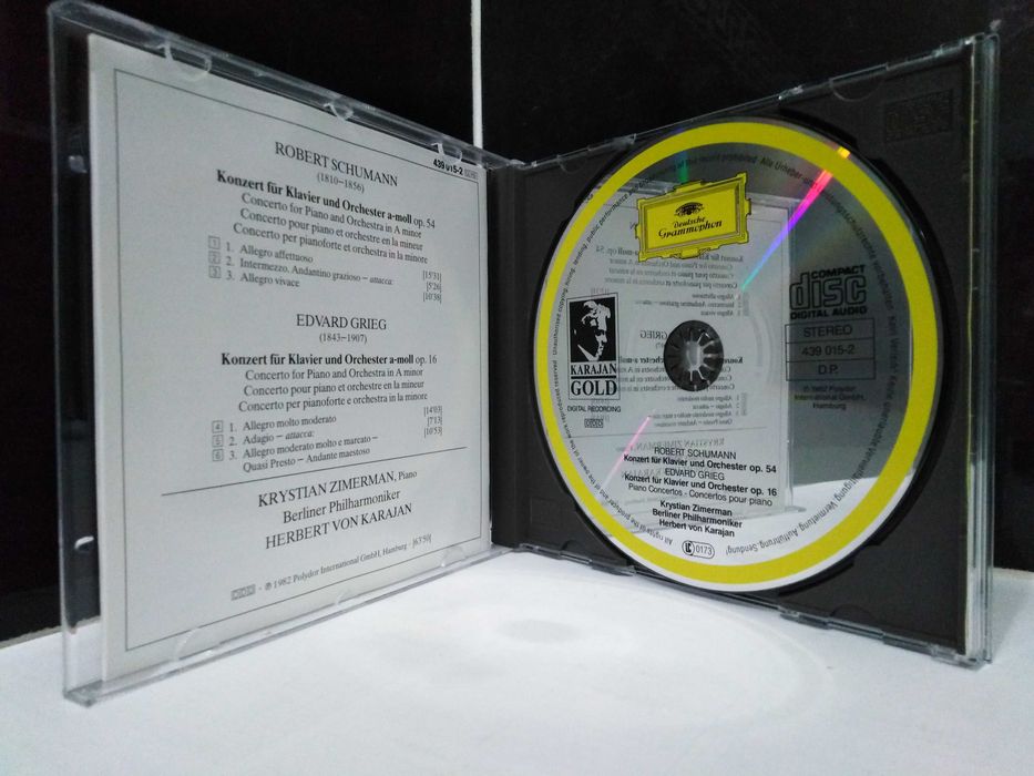 Cd Schumann/Grieg Piano Concertos - Klavierkonzerte.
