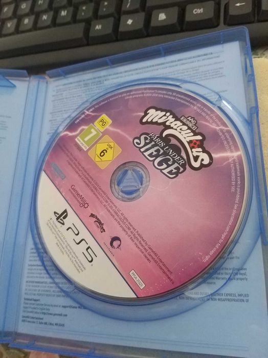 gra PS5 game Miraculous: Paris Under Siege Biedronka i czarny kot