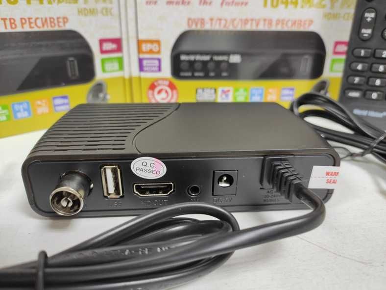 ‼️НОВА‼️Приставка Т2 ресивер тюнер World Vision T644M2 FM гарантія рік
