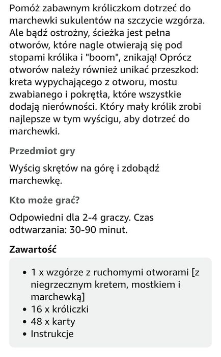Gra z królikami dla dzieci