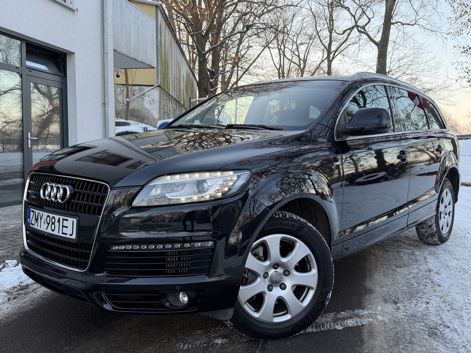 Audi Q7 3.0 TDI 240KM Automat Quattro 3x S-line Bi-Xenon Full Led PDC