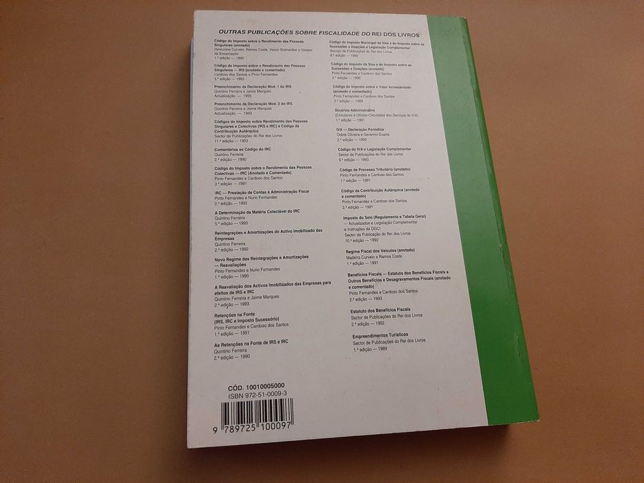 Código do Imposto Municipal de Sisa e do Imp. sobre as Suc. e Doações