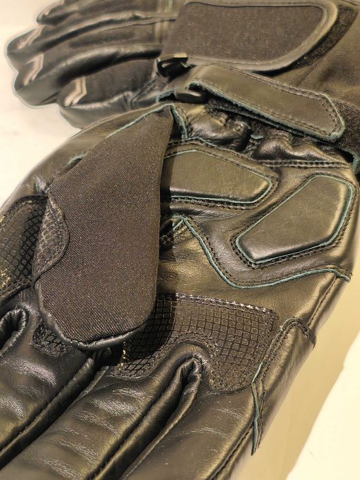 Luvas de inverno longas com proteções novo