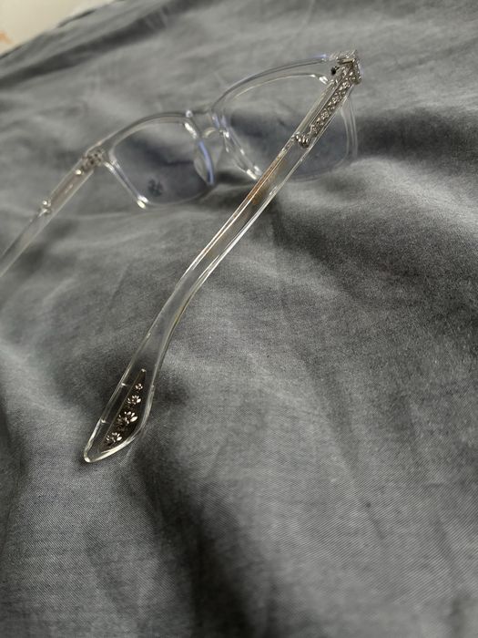 Okulary Chrome Hearts transparentne / przezroczyste oprawki – NOWE