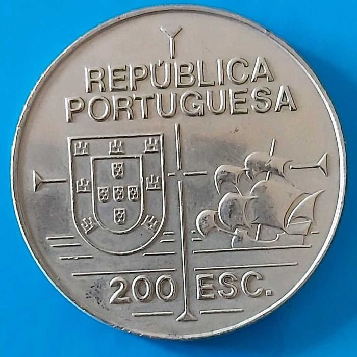 200$00 de1992  III  série Descobrimentos,  Califórnia