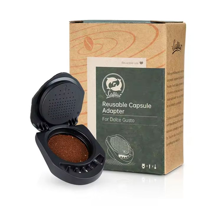 Многоразовый адаптер-контейнер для кофемашин Dolce Gusto 
 Особенности