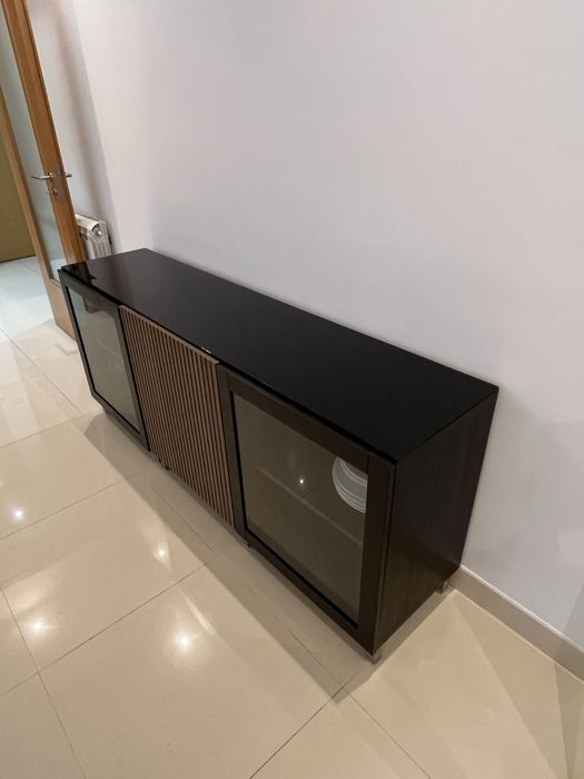 Móvel arrumacão preto BESTA ikea