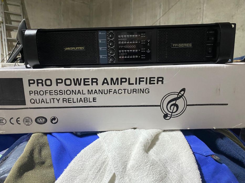 Amplificador Lab Grupen FP10000Q e DBX DriveRack 260