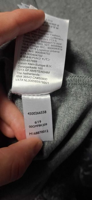 Calvin Klein Performance CK longsleeve koszulka z długim rękawem męska