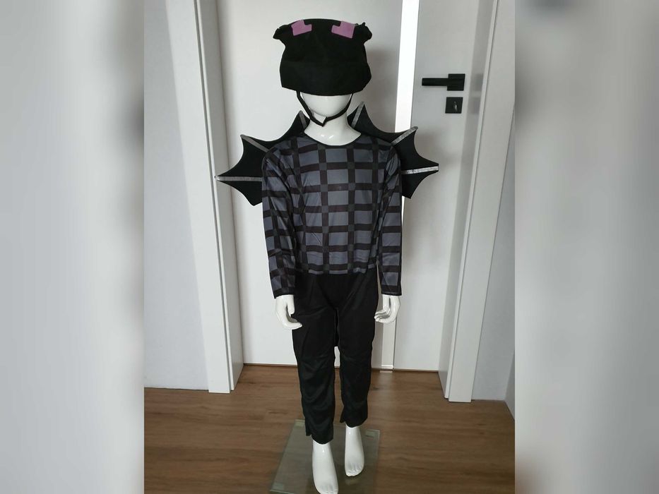 Strój karnawałowy SMOK kostium na bal 110-120 MINECRAFT
