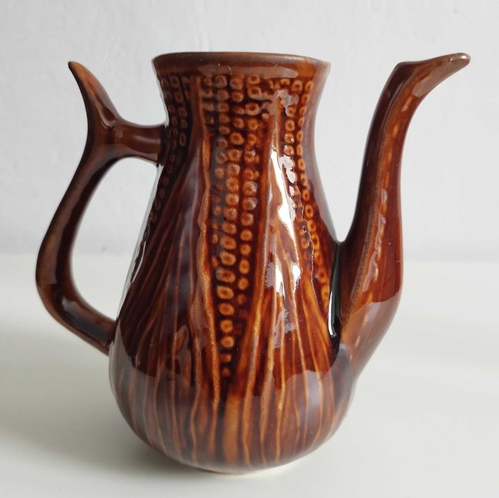 Dzbanek PRL Gliniany porcelanit szkliwiowy