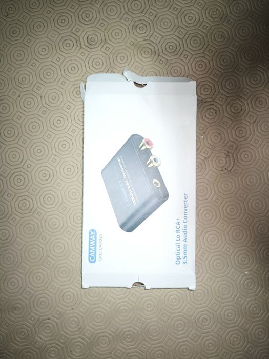 Conversor audio digital óptico para analógico RCA