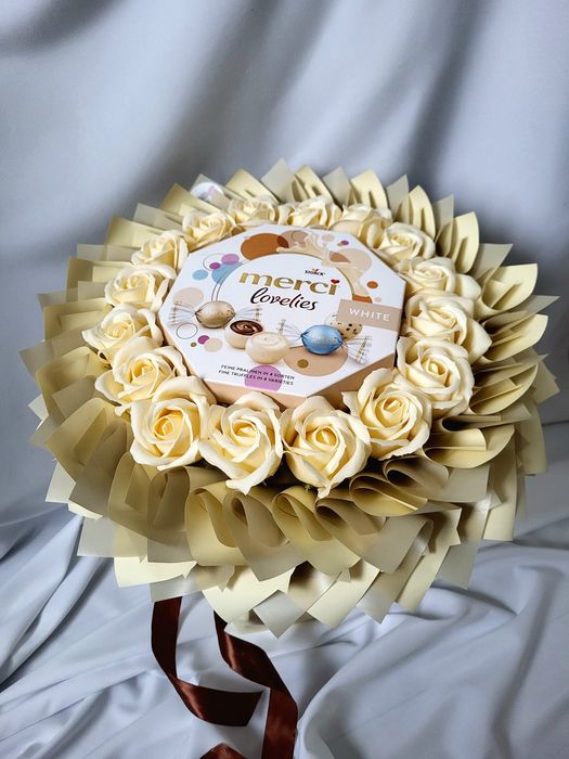 Bukiet jadalny, prezent na walentynki