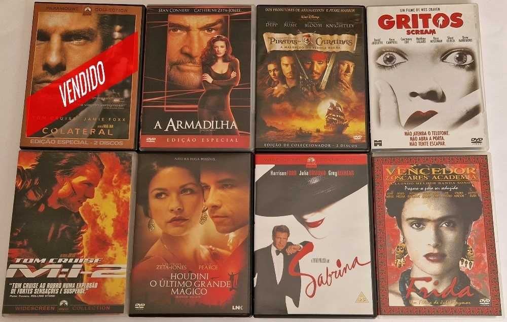 DVD's - Tom Cruise, Robert de Niro, séries, música... + 40 DVD's