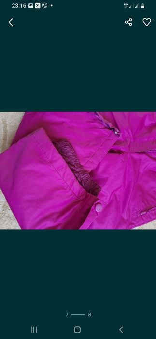 Зимняя термо куртка с полукомбезом