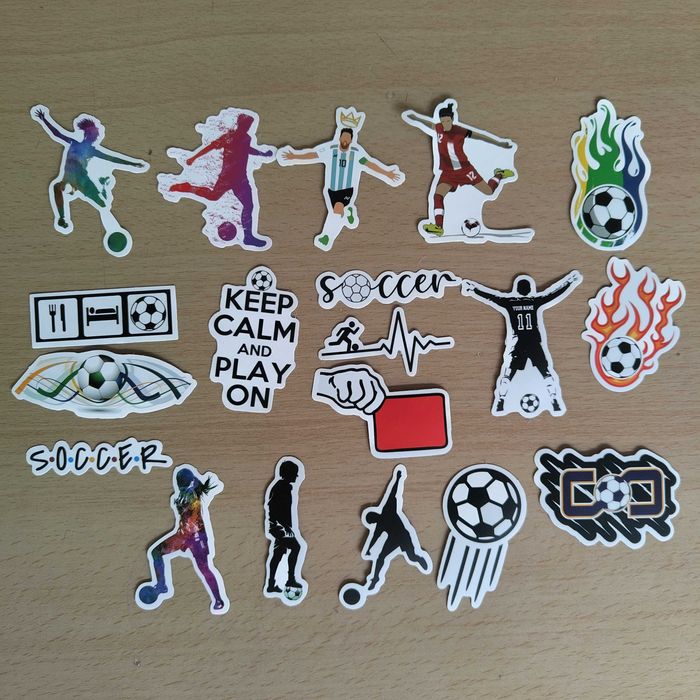 100 Autocolantes Stickers Futebol