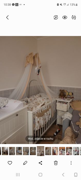 Baldachim że stelażem