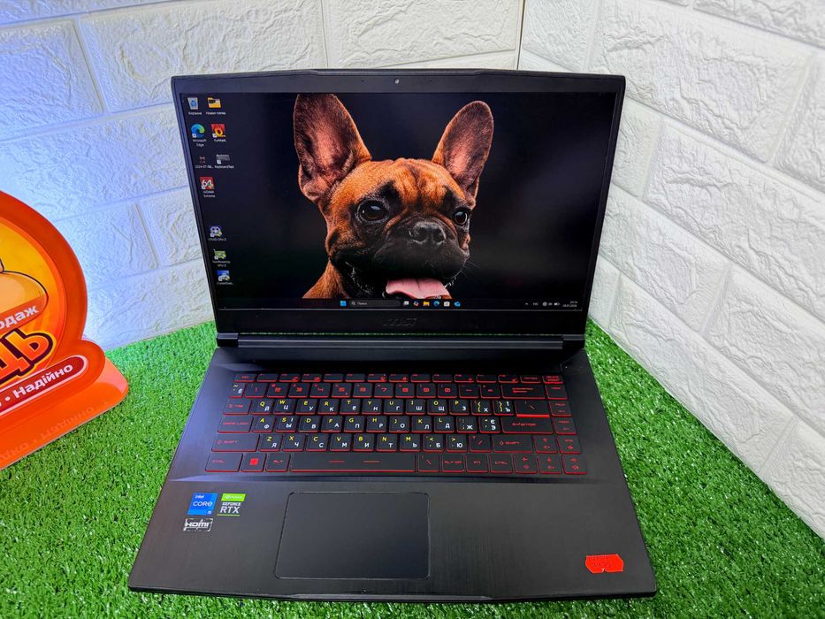MSI GF63｜RTX 3050｜i5-11400H｜15,6"｜144Гц｜OЗУ 16 gb｜SSD 512