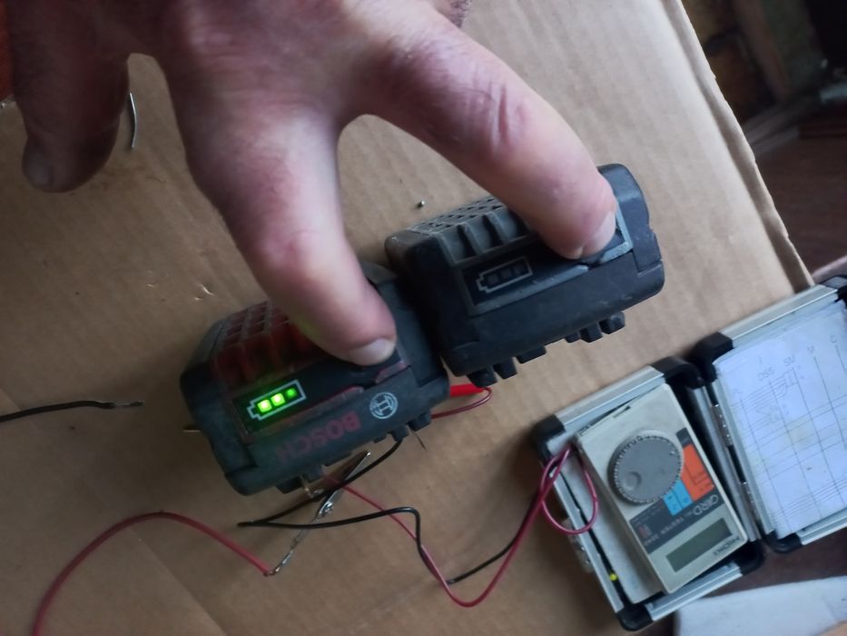 Baterias Wurth e Bosch 18V 4Ah e 5Ah