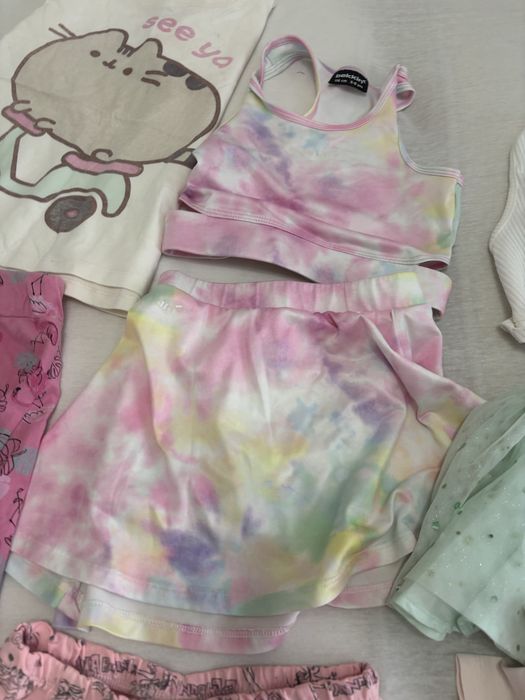 Ubranka dla dziewczynki rozmiar 110/116