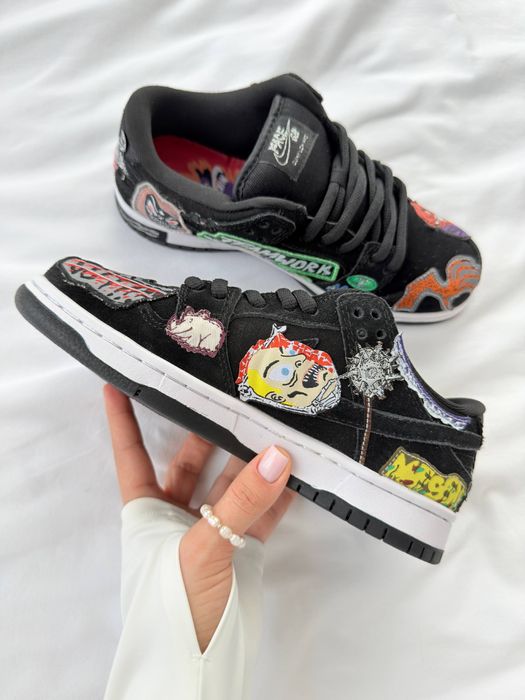 Кросівки Nike SB Dunk Low Black 36-41. Оплата на пошті.