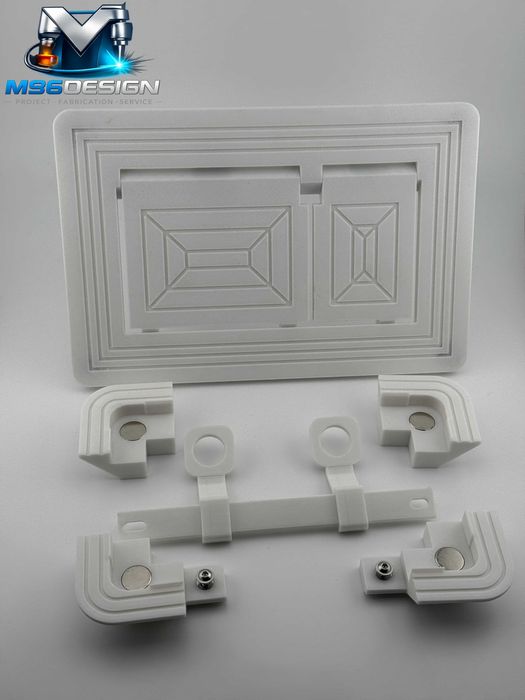 Ukryty Niewidoczny Uniwersalny Przycisk WC M96Design