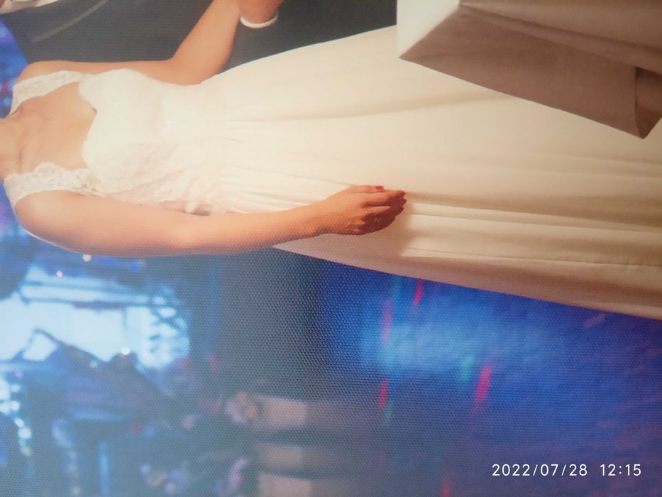 Sukienka ślubna zwiewna romantyczna super cena