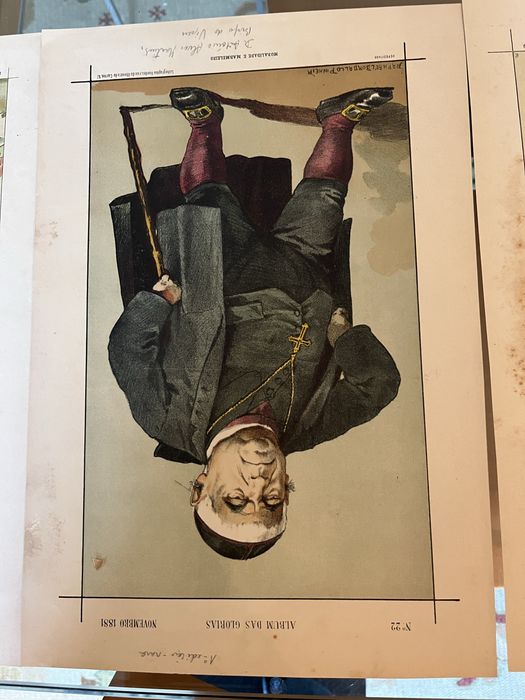Rafael bordalo pinheiro: album das glorias litografias originais
