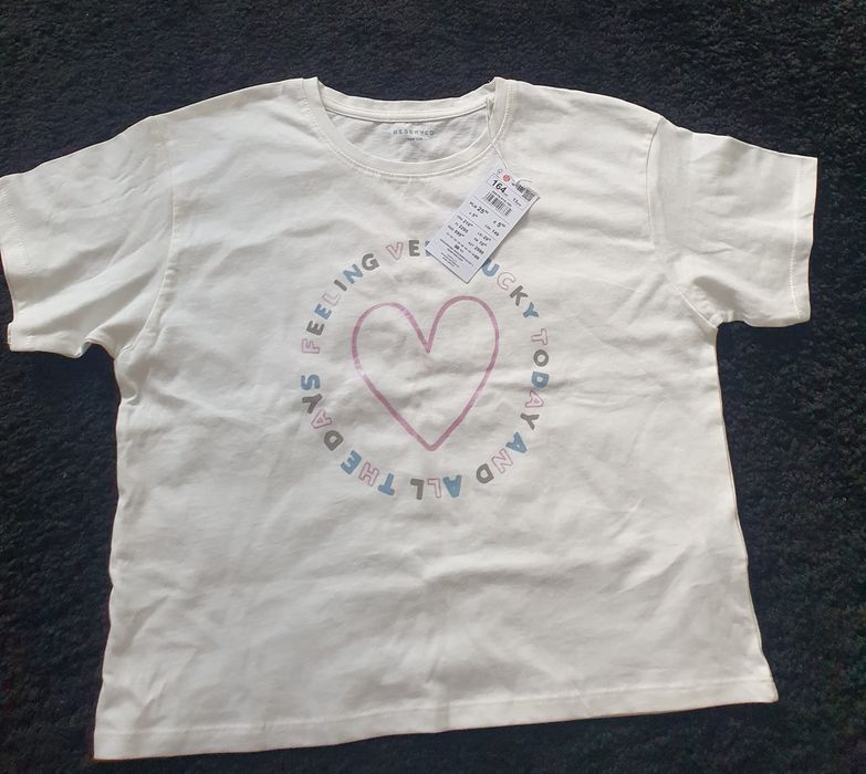 Tshirt Reserved 164 nowy